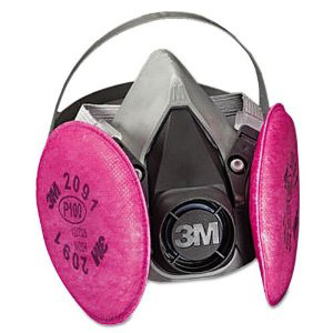 Respirator 2: Molded plastic with external filters